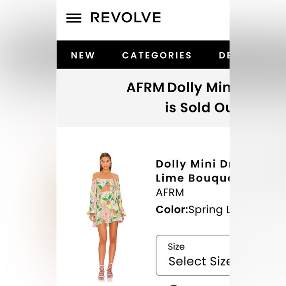 Revolve AFRM Dolly Mini Dress - Picture 15 of 15